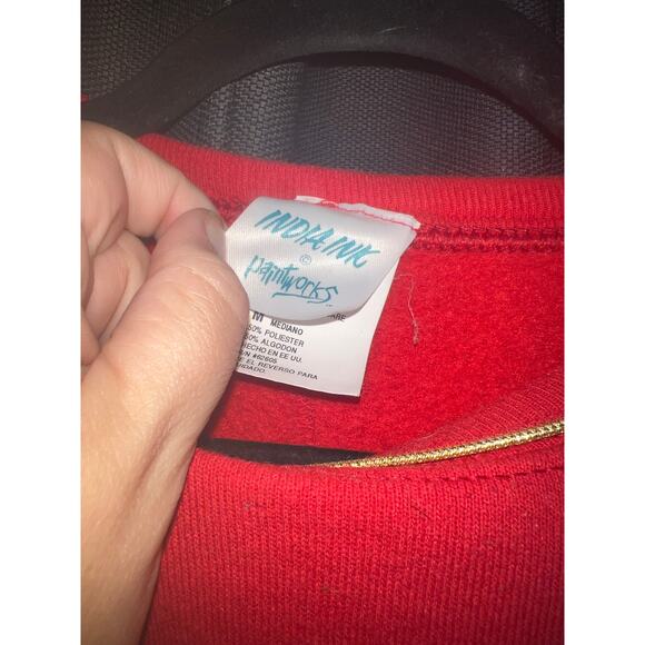 Ugly Christmas Sweater Xmas Sweatshirt Crewneck Size Medium Bears - Picture 2 of 3